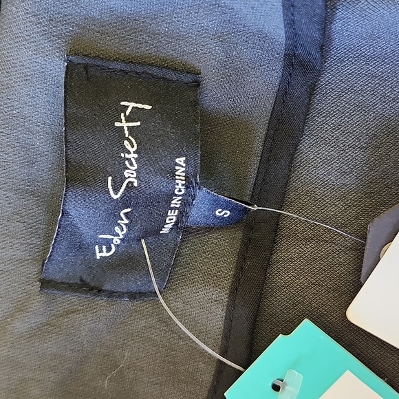 EDEN SOCIETY Women's Holly Contrast Hood Cargo  Jacket Dark Gray Utility - Picture 6 of 8